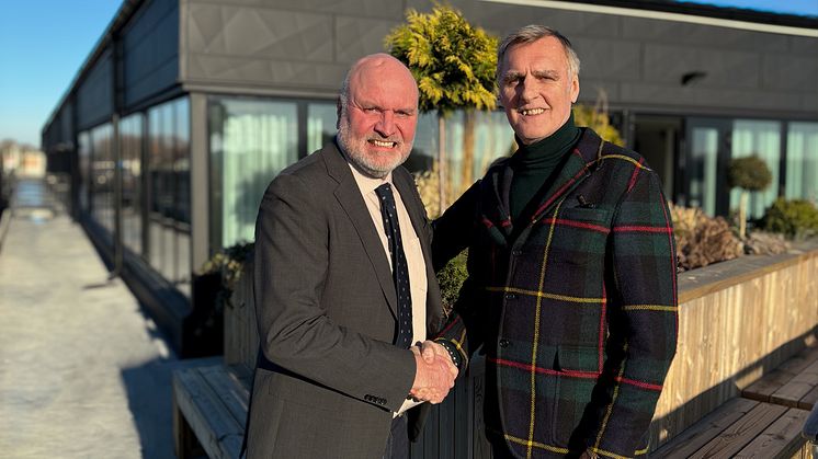 Foto: från vänster Johan Larsson och Peter Areskog