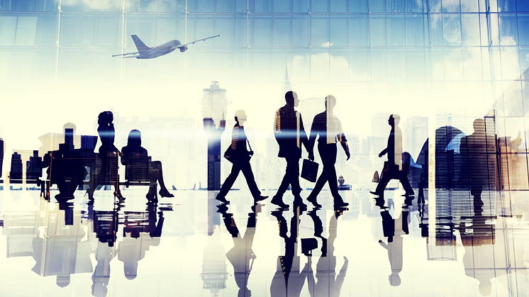 People in an airport