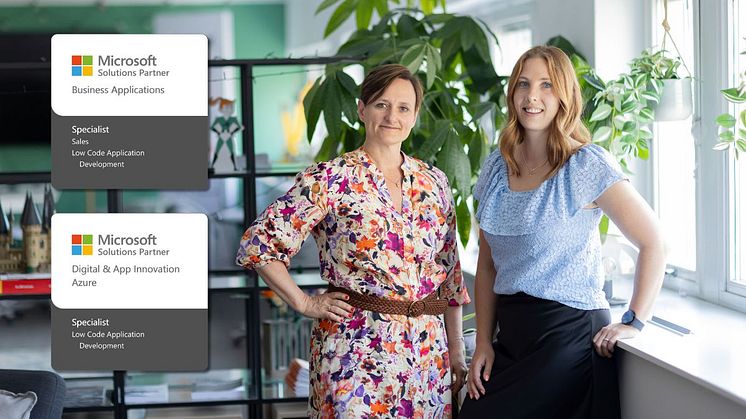 Kathrine Hogseth, CEO CRMK och Denise Norenius, COO CRMK