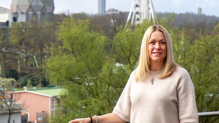 Camilla Berglund är ny fastighetsförvaltare hos oss på GöteborgsLokaler. Foto:Jonas Hernstig