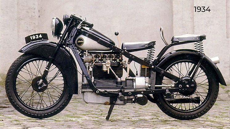 De danske designtraditioner er essentielle for Nimbus Motorcycles. Her ses Nimbus’ Humlebi fra 1934: Foto: Nimbus Motorcycles