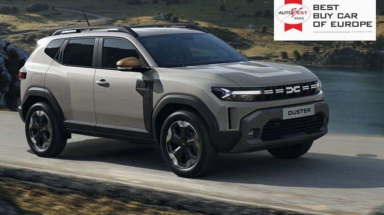 Dacia Duster vinder AUTOBEST 2025