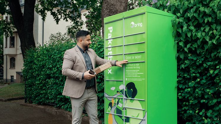 Bring placerar ut hundratals paketboxar hos Coop