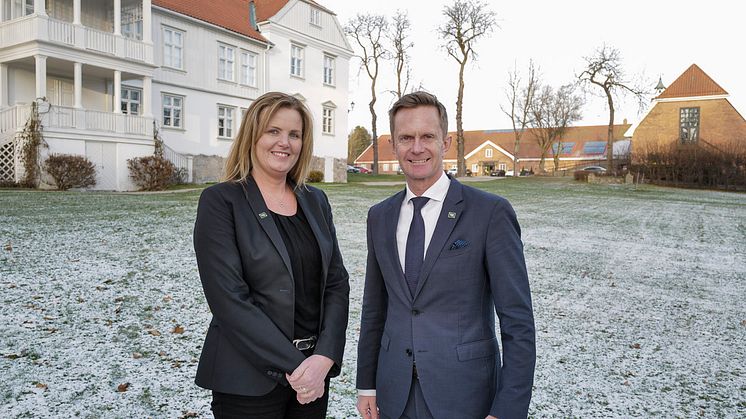 Driftsleder Anja Beisland & Administrerende direktør Stephen Meinich-Bache 