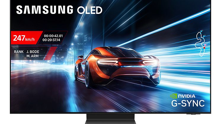  Samsung løfter OLED TV-gamingoplevelsen med NVIDIA G-SYNC-kompatibilitet