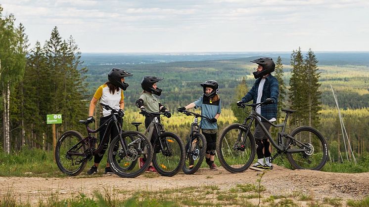 Cykelpremiär i Kungsberget på midsommar den 20 juni.