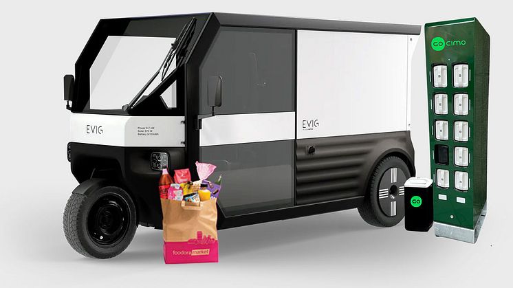 foodora satsar på små utsläppsfria lätta elfordon i Stockholm – bidrar till en grönare och mer effektiv innerstad