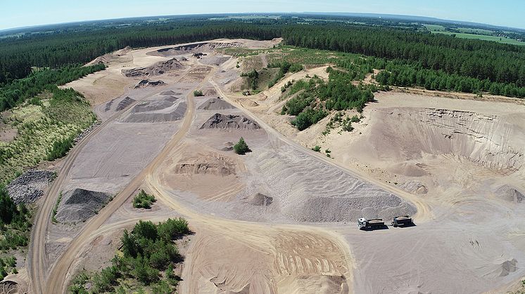 Thomas Betong meddelar förvärv av en strategiskt viktig grustäkt i Fimmersta, Skaraborg.