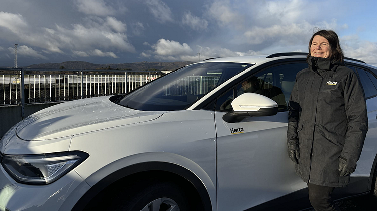 Stina Hansen, City Manager Hertz Bergen. Foto, Hertz Norge.