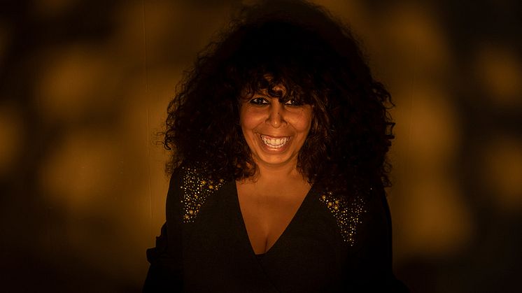 Duaa Kamel, intitativtagare och deltagare Fristaden på Bokmässan. Foto:Anders Hansson