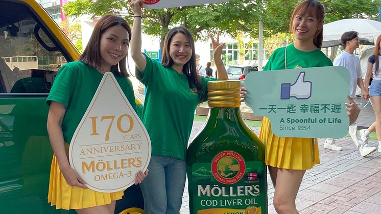 Fering i Taiwan med Orkla Healths lokale markedsteam ledet av Sales og Marketing Manager, Bomi Yoom (midten).  