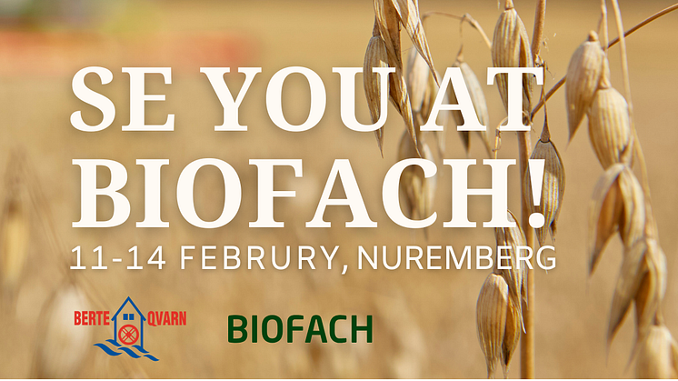 SNART PÅ PLATS PÅ BIOFACH – Låt oss prata havre!