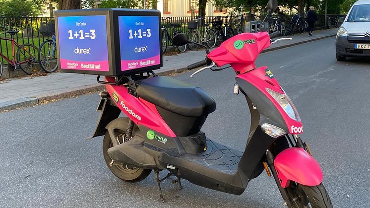 foodora storsatsar på ad-bikes – svarar på ökad efterfrågan från samarbetspartners