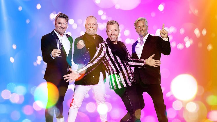 Ny sprakande krogshow med Arvingarna "Festen" i regi av Hans Marklund, premiär april 2025!