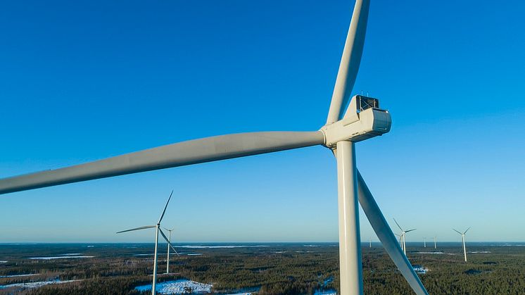 The three wind turbine generators of the Muntila wind park. Source: SUSI Renewable Energy Fund II.