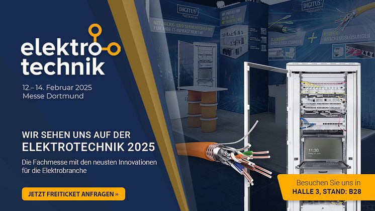 DIGITUS® by ASSMANN auf der elektrotechnik 2025 in Dortmund!