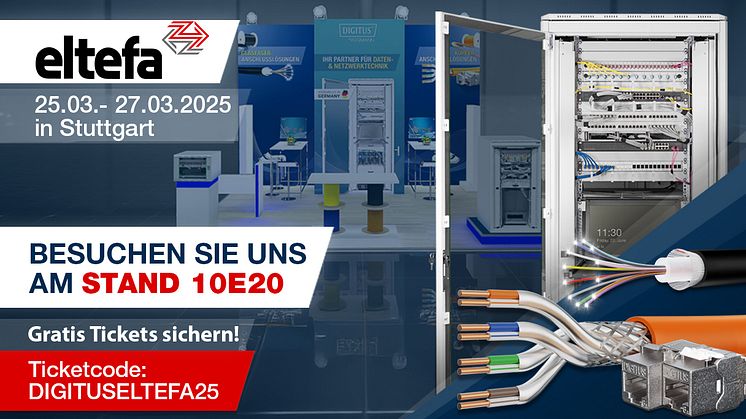 Wir sind auf der eltefa 2025 in Stuttgart!