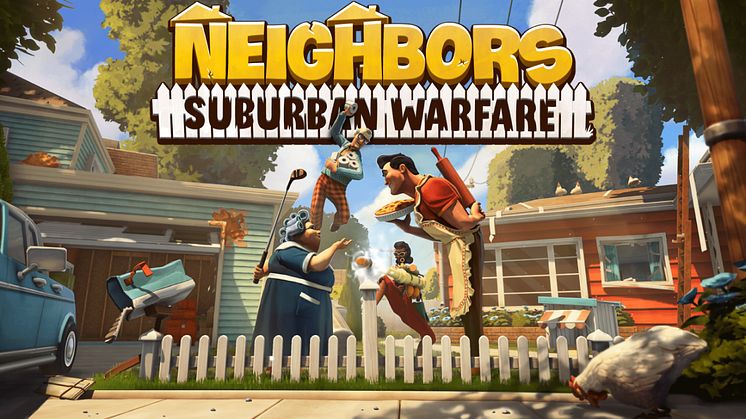 Invisible Walls Announce ‘Neighbors: Suburban Warfare’, Slaphappy PvP Lawn-Wrecking Game