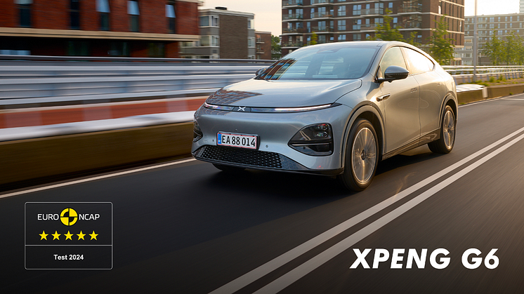 XPENG G6 får toppbetyg i Euro NCAP:s säkerhetstester