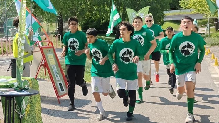 Botkyrkabyggens ungdomsgrupp i Alby, Pumorna, arrangerade Hälsoloppet tillsammans med Konyaspor KIF.