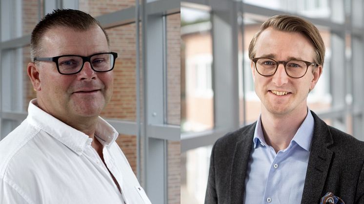 Per Assmo och Fredrik Christensson utsågs idag till nya vicerektorer vid Högskolan Väst. 