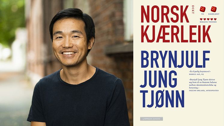 Brageprisnominert. Brynjulf Jung Tjønn har høstet mye ros for diktsamlingen NORSK KJÆRLEIK (Foto: Maria Kleppe Vihovde /Cappelen Damm)