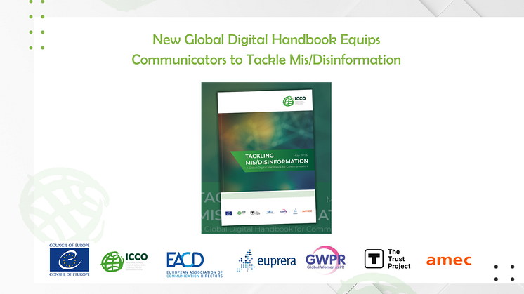 Launch - “Tackling Mis/Disinformation – A Global Digital Handbook for Communicators”.