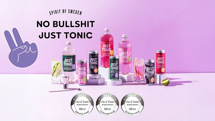 Prisbelönt tonic - Spirit of Sweden. No Bullshit - Just Tonic