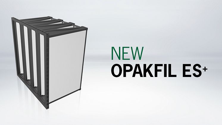 Camfil presenterar Opakfil ES+ förbättrad design, förbättrad prestanda