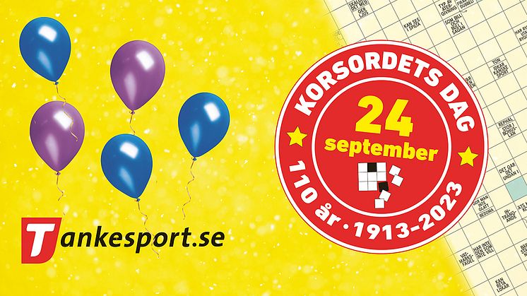 Tankesport firar Korsordets dag den 24 september