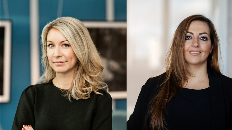 Mikaela Grännby, VD Lendo Sverige och Claudia Gomez, Chief Product and Partner Officer, Lendo Sverige. 