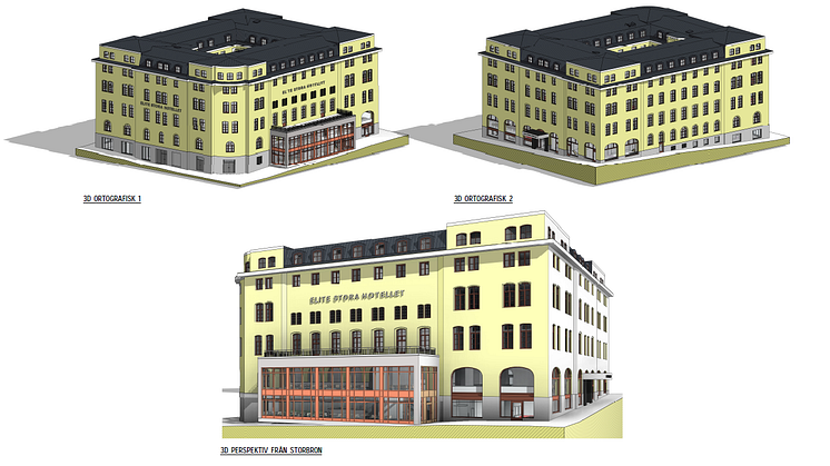 Illustration över Elite Stora Hotellet Örebro