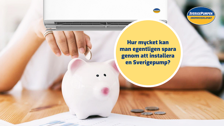 Spara pengar genom en luftvärmepump från Sverigepumpen
