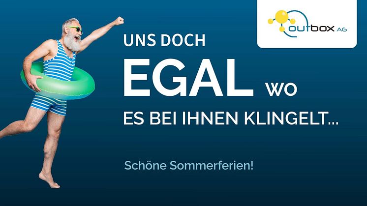 Egal wo: Das Team der Outbox AG wünscht schöne Sommerferien 