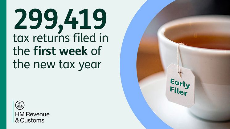 A record 299,419 returns filed in the first week of the new tax year