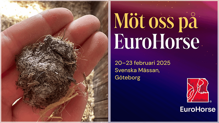 Fermenterad gödsel och prisvärda erbjudanden i vår monter på Eurohorse