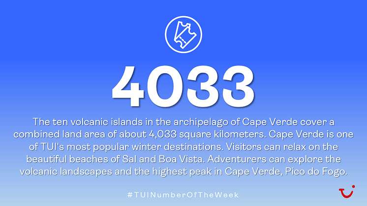 Veckans siffra från TUI: 4033