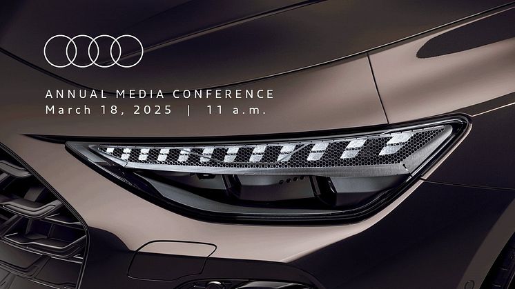 Audi’s årlige mediekonference 18. marts kl. 11.00