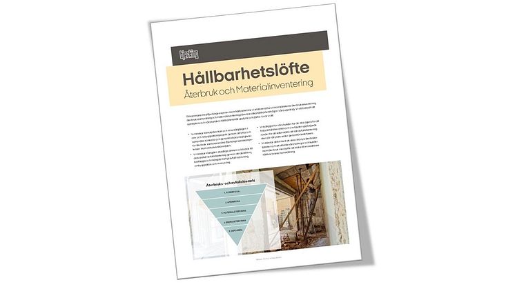 Bjerking lanserar hållbarhetslöfte för återbruk och materialinventering