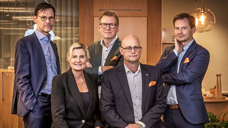 Jakob Nordin, Mirja Herrdin, Mikael Bohman, Peter Wall och Haukur Andrésson.