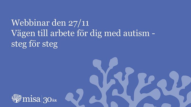 Steg för steg – vägen till arbete för dig med autism