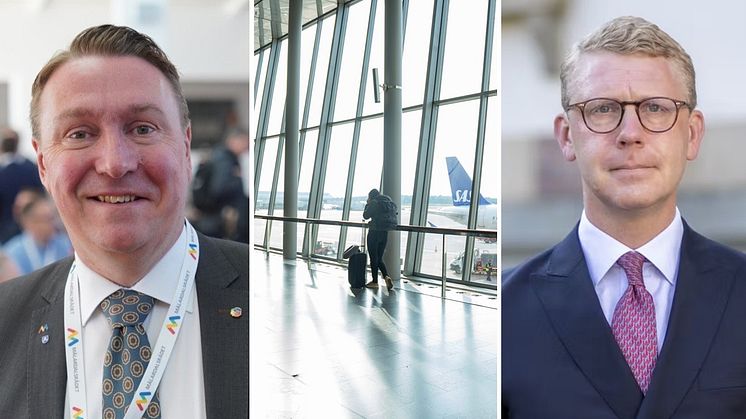 Jens Sjöström (S) och Kristoffer Tamsons (M). Pressbilder.