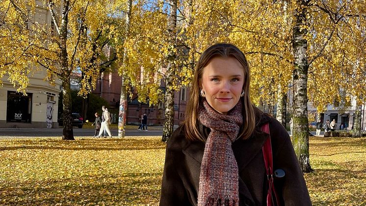 Isabelle er en av ni mottakere av organer som har sendt et takkekort til en donorfamilie. Foto: Privat