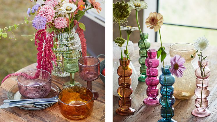VACKERT I GLAS TILL SOMMARENS DUKNINGAR