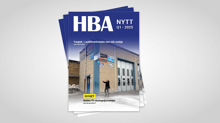 HBA Nytt Q1 – Kundcase, produktnyheter och nya partners