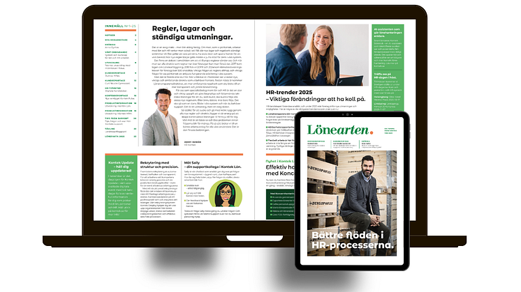 Vårens nummer av kundtidningen Lönearten 