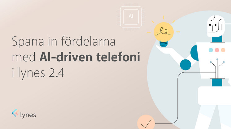 Nytt inom AI-driven telefoni från lynes
