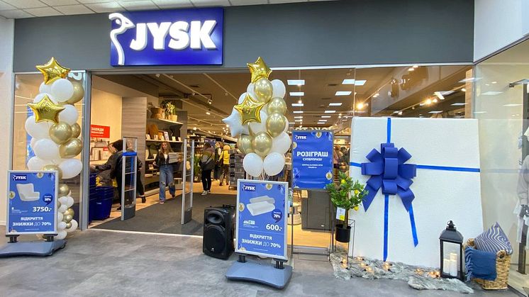 JYSK відкрив новий магазин у самому серці Черкас — у Будинку торгівлі