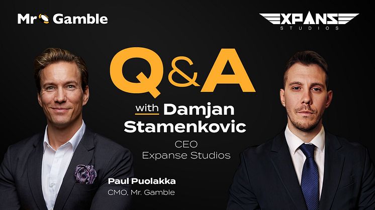 Mr. Gamble CMO Paul Puolakka exlusive Q&A interview with Damjan Stamenkovic CEO of Expanse Studios