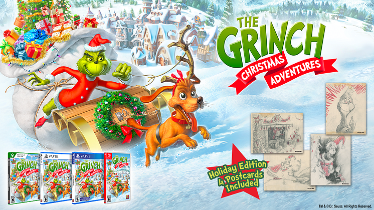 THE GRINCH: CHRISTMAS ADVENTURES GETS A NEW PHYSICAL UPGRADE HOLIDAY EDITION